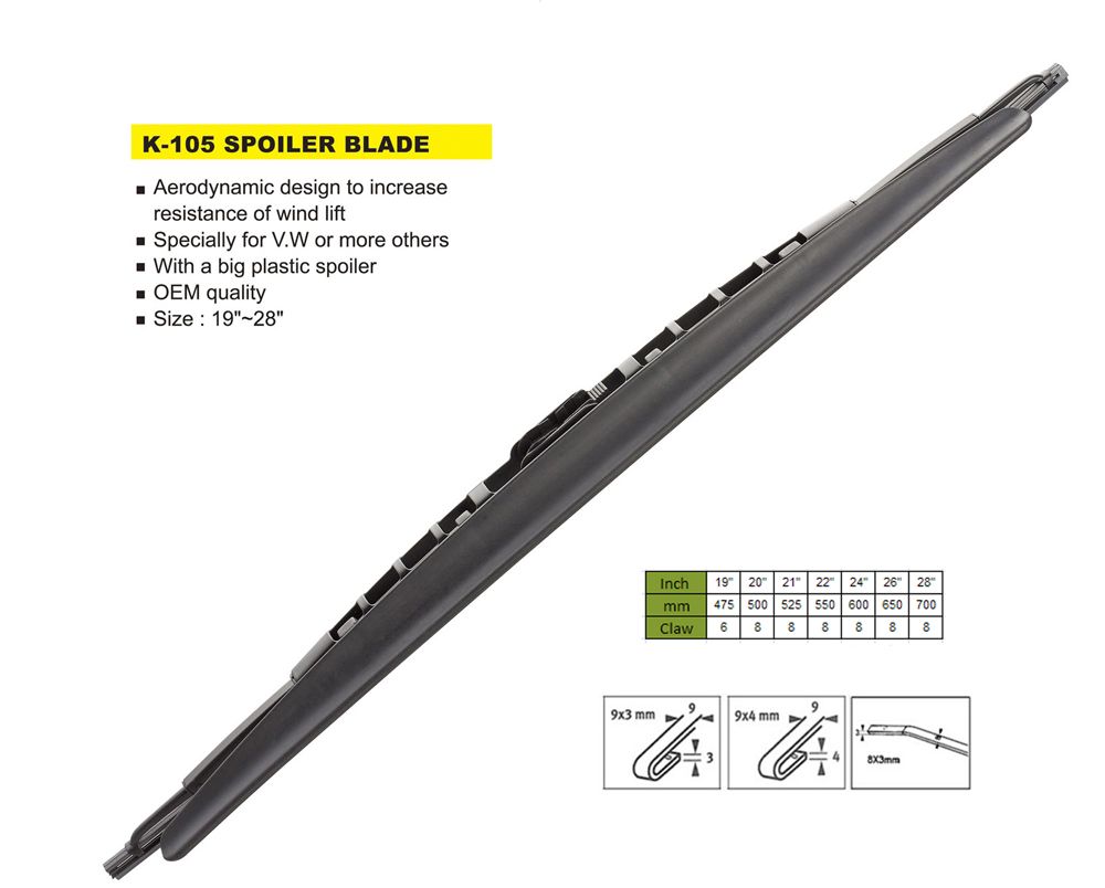 K-105spoiler wiper blade小图
