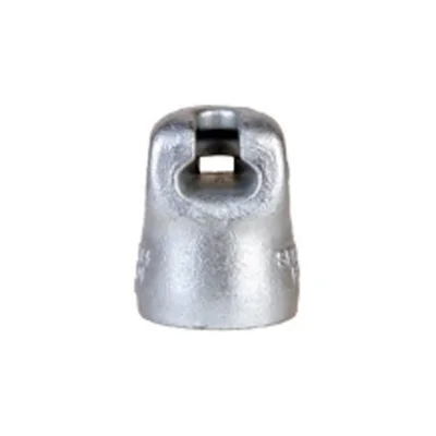 Socket type suspension insulator caps