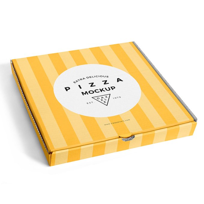 工厂棕色和白色 9 11 13 瓦楞纸定制印刷尺寸披萨盒