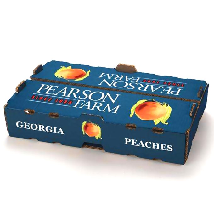 定制印刷高品质桃子水果盒