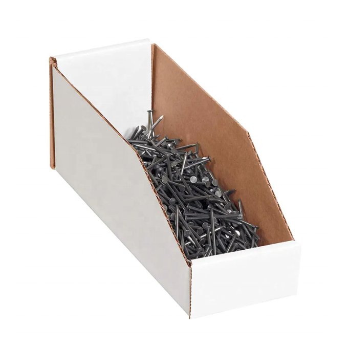 定制高品质加厚瓦楞纸板敞口收纳盒展示盒可折叠储物纸盒