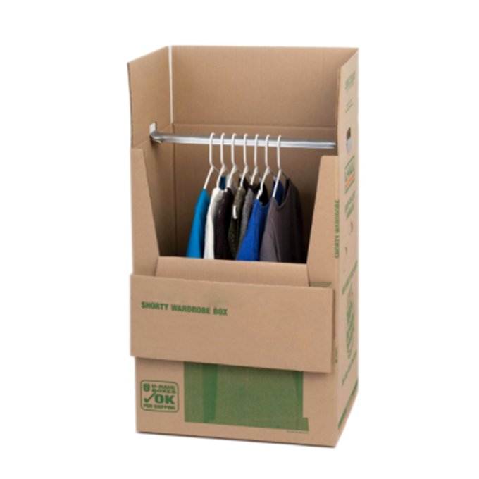 批发促销 结实棕色衣柜搬家纸箱 运输纸箱