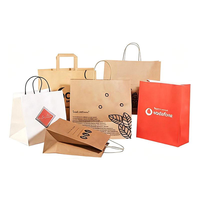 _0002_Packaging Kraft Brown Paper Bag with Handles