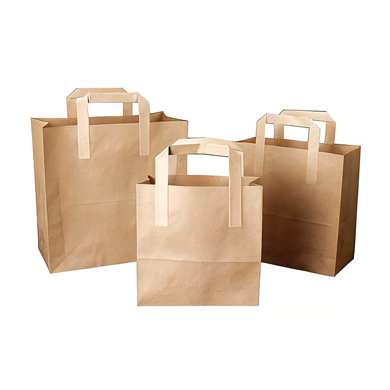 _0001_Shopping Kraft Paper Bag With Handles