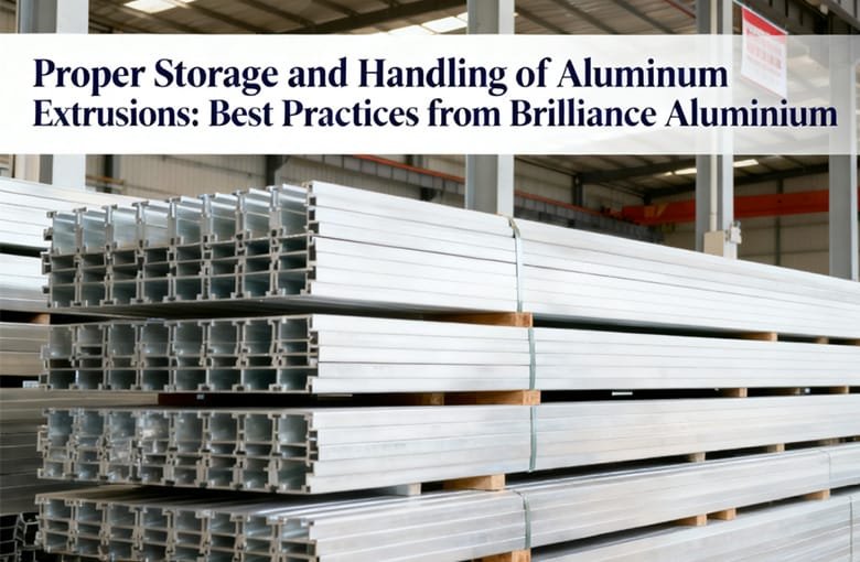 Almacenamiento y manipulación adecuados de extrusiones de aluminio: Mejores prácticas de Brilliance Aluminium