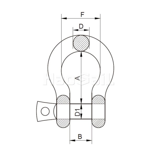 _0000_4.01.05 JIS type bow shackle