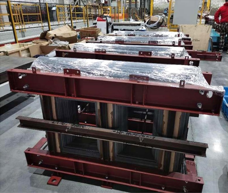 Magnetic core material for electrical equipment and transformer cores