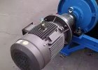 motorized pulley for dusty or wet environments