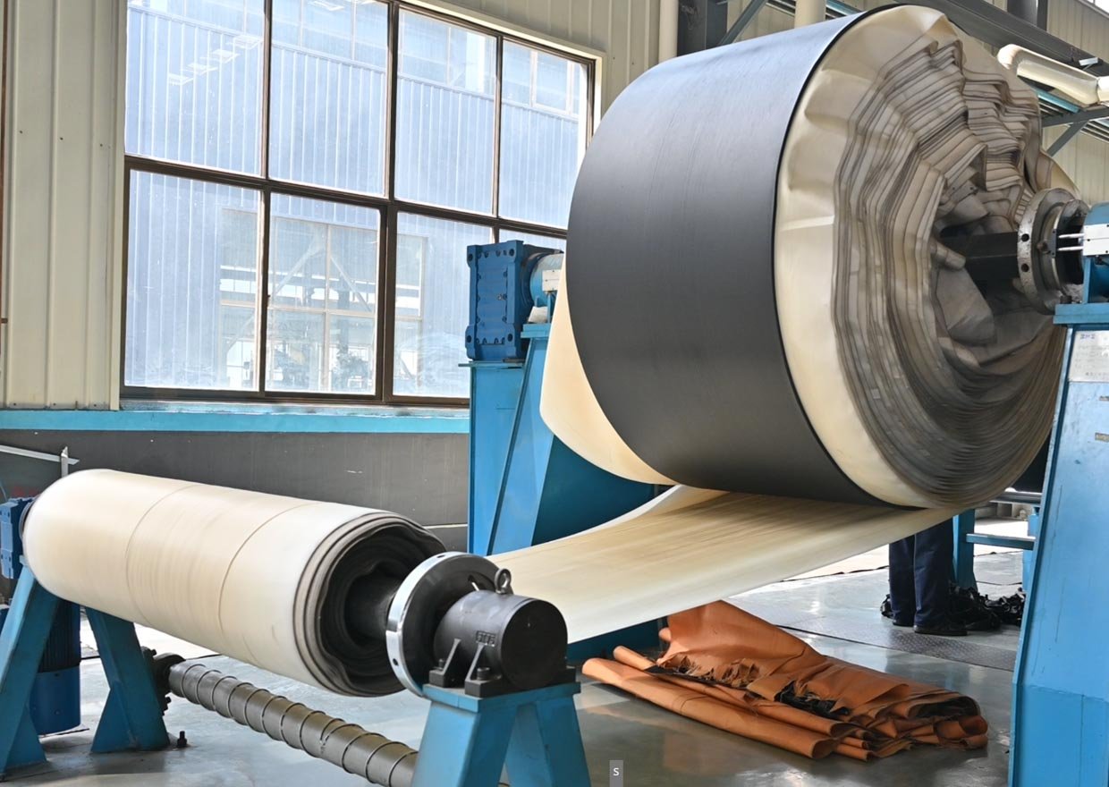 light-duty rubber cotton belt for short distance conveying