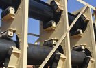 certified enclosed conveyor for clean material transfer