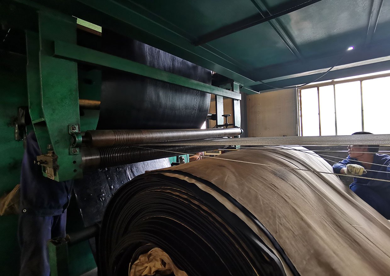 exported fire-resistant conveyor belt for safety industries