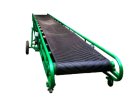 Electric roller-driven mobile conveyor for warehouse use