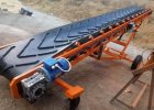 Mobile bulk material handler for sand, coal, and grain