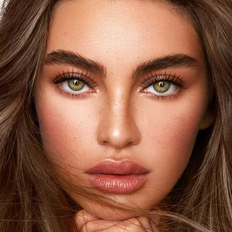 natural and wispy lashes