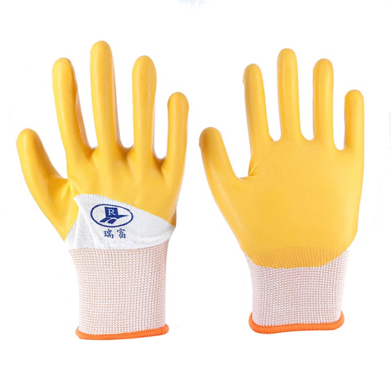 13G White Polyester Yellow Latex Foam