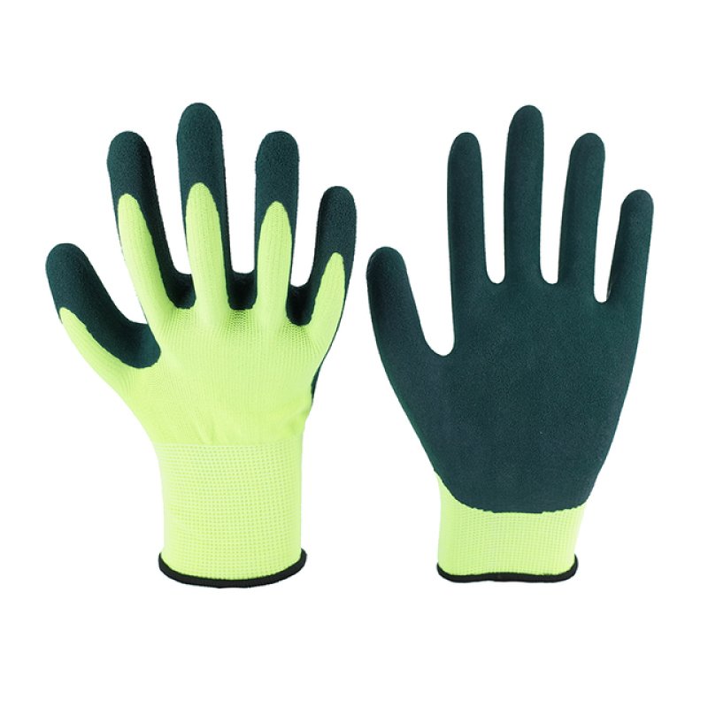 13G Green Polyester Green Latex Sandy