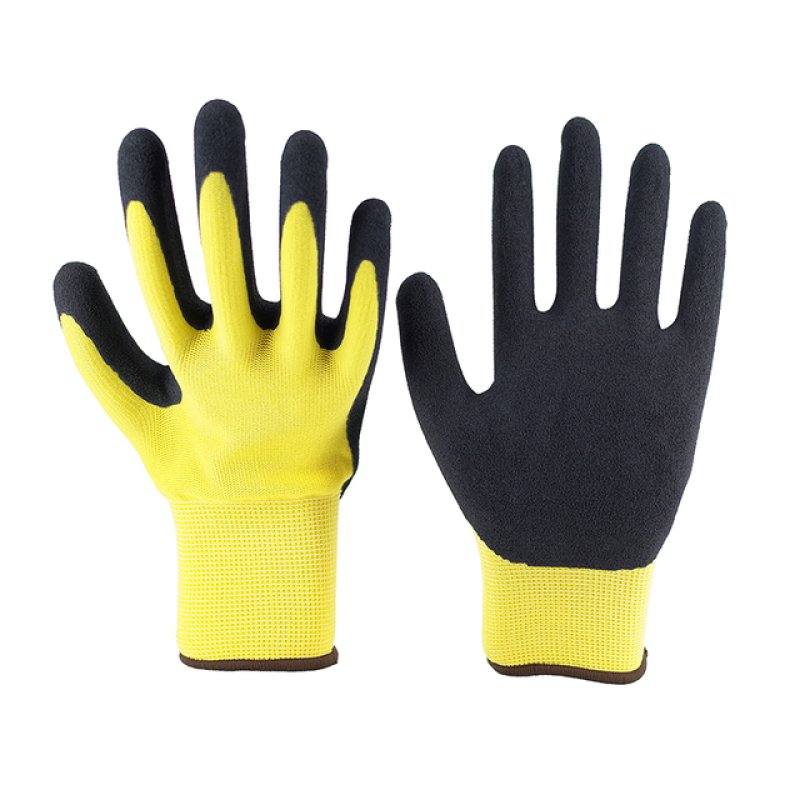 15G Yellow Polyester Black Latex Sandy