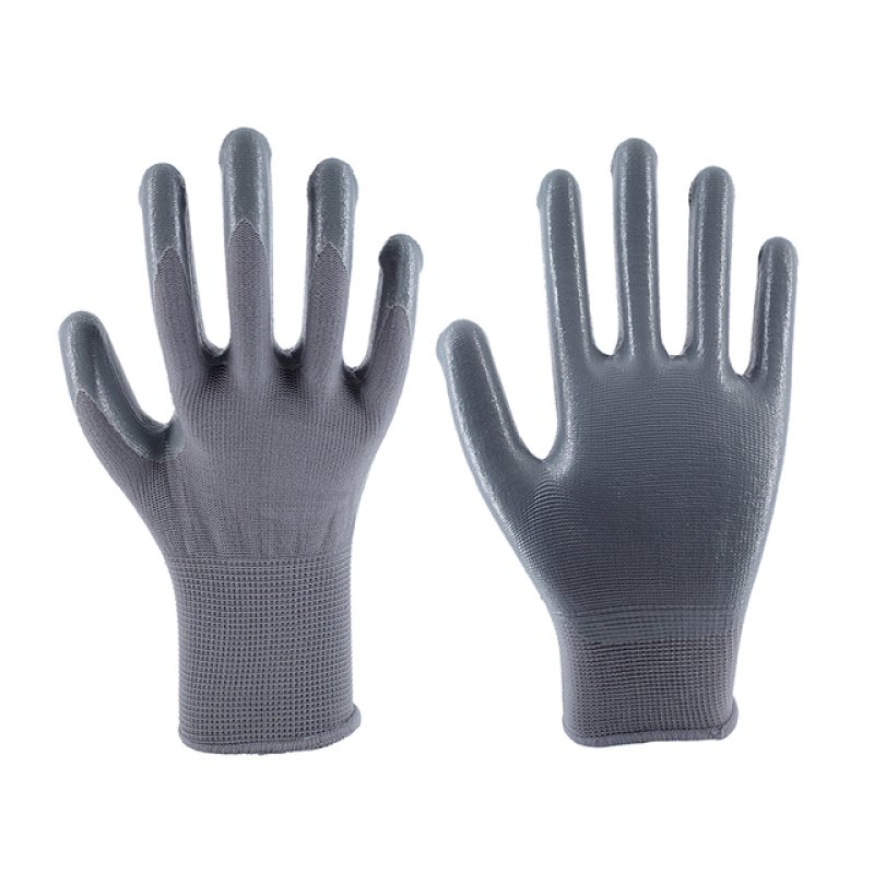 13G Grey Polyester Grey Nitrile
