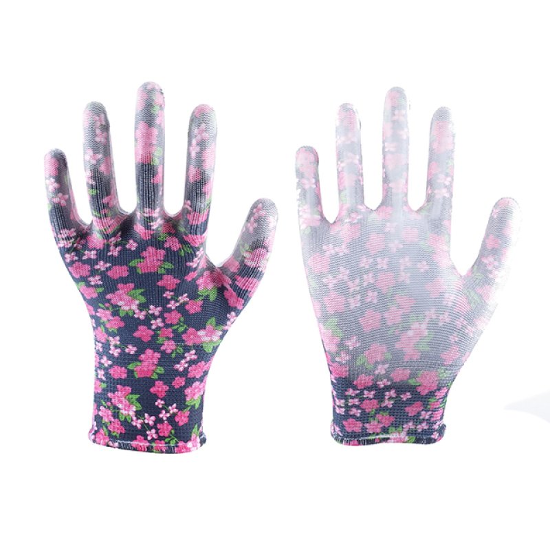 13G Black Purple Polyester Graden PU