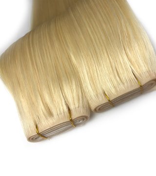 adhesive weft hair