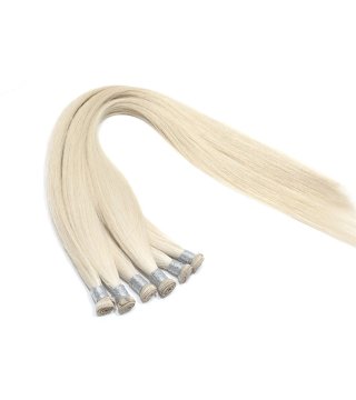  platinum blonde weft hair