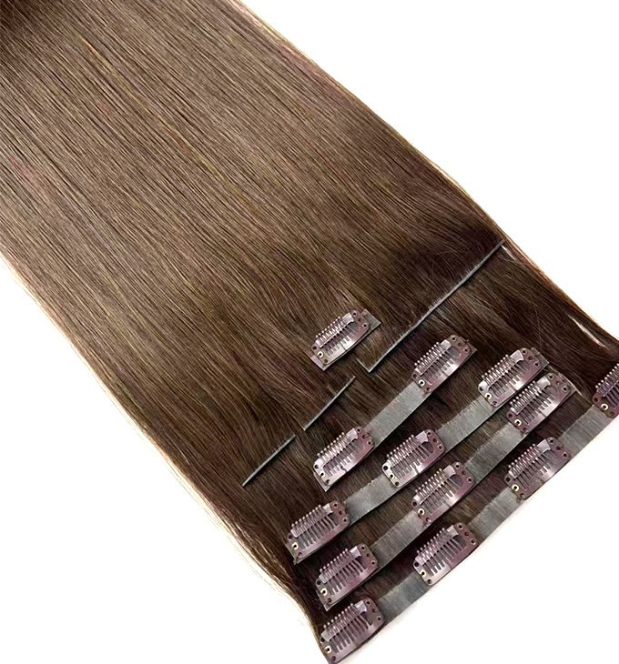  brunette clip in extensions