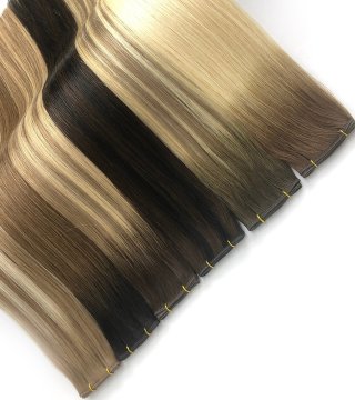 ultra thin weft hair