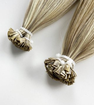 human hair flat tip extensions