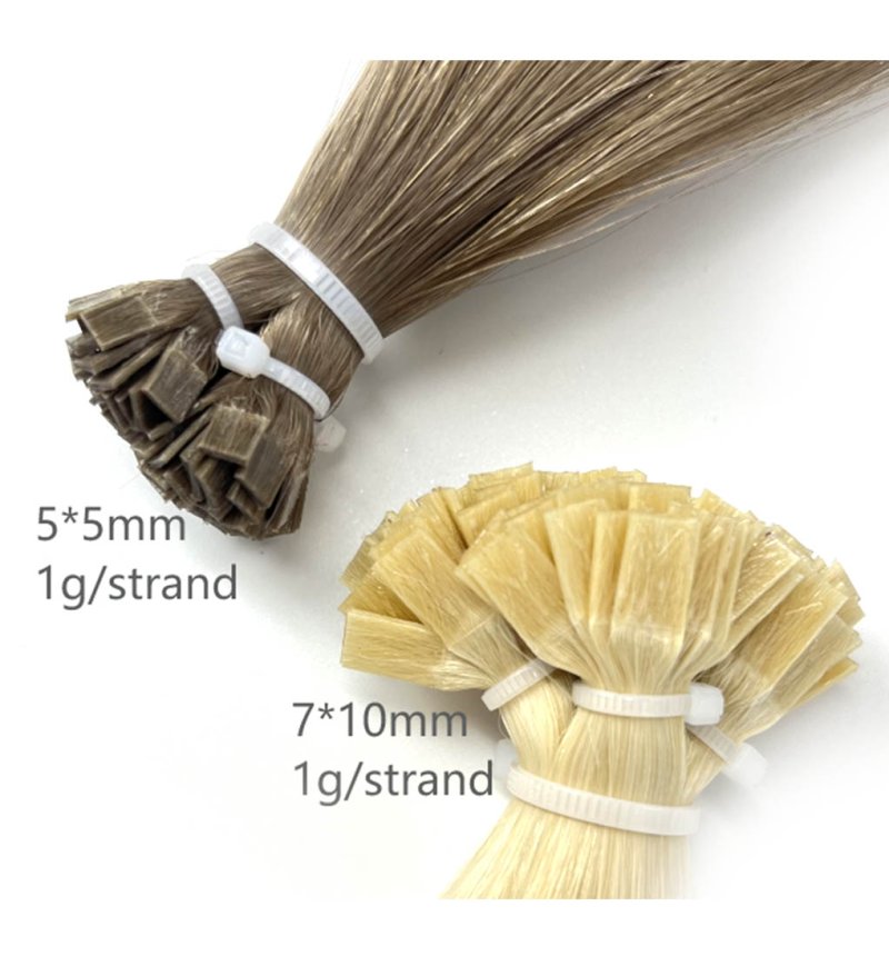 Flat Tip Pre Bonded Fusion Hair Extensions