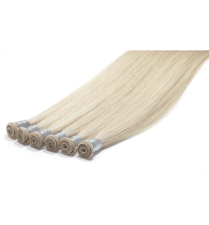 invisible blonde extensions