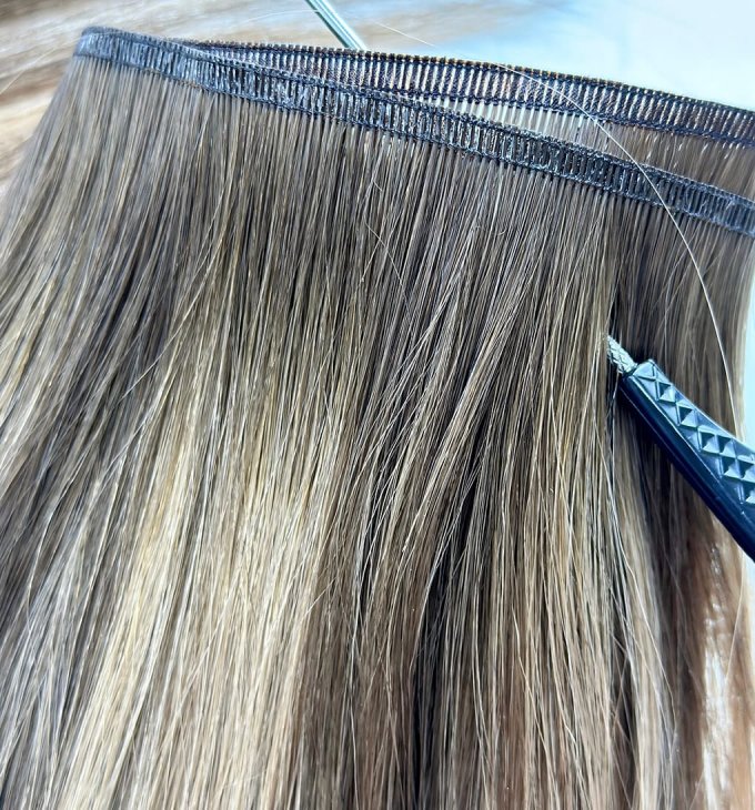  flat weft extensions