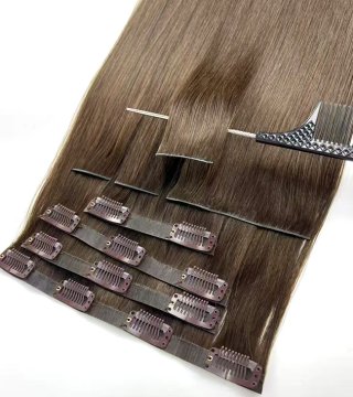 natural dark hair extensions