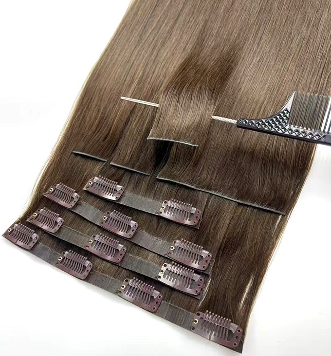 natural dark hair extensions