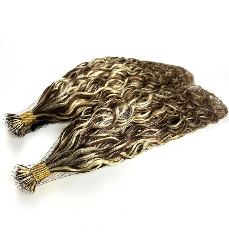 Metal Nano Ring Hair Extensions #P color