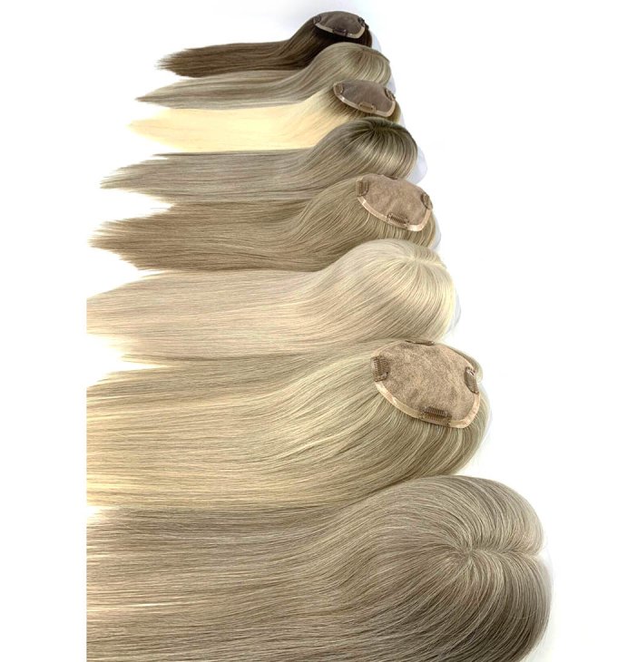breathable silk hair topper