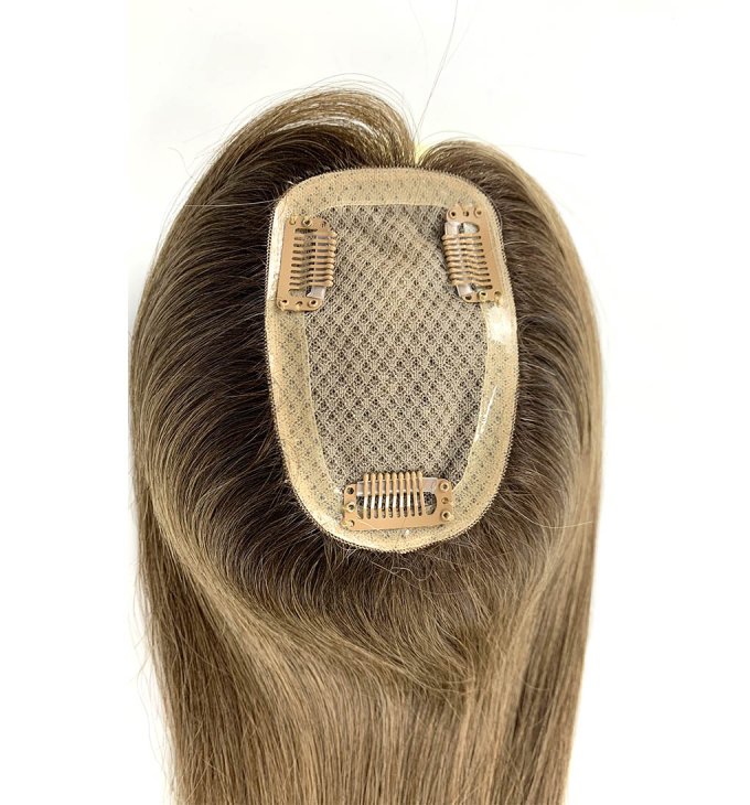 women’s hair topper realistic look