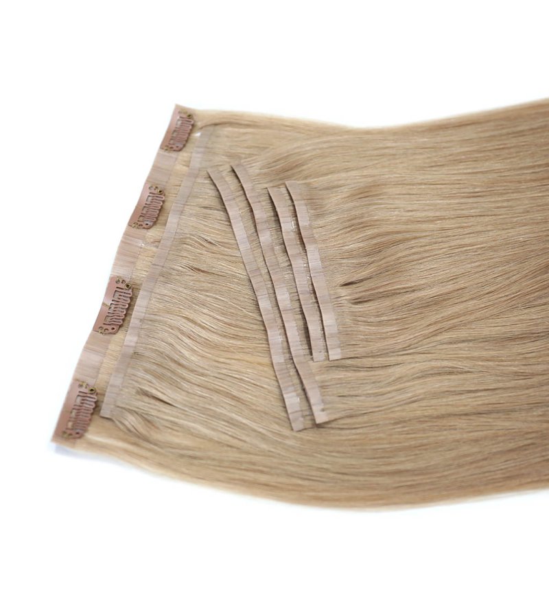 Seamless Clip In Hair Extensions Light Color