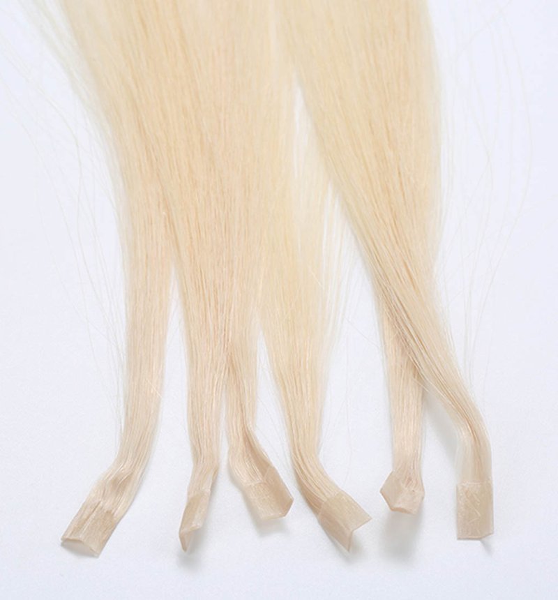 V Tip Pre Bonded Fusion Hair Extensions Light Color