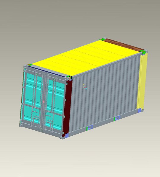20フィート沖合ボックス 沖合