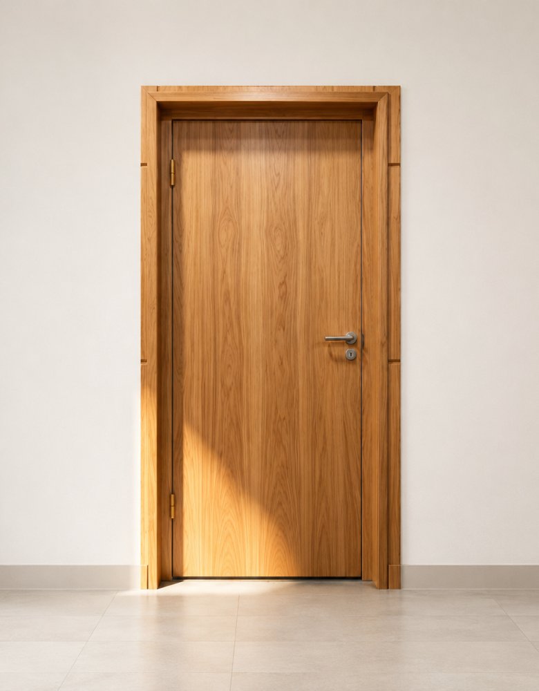 Wood Grain Swing Steel Door
