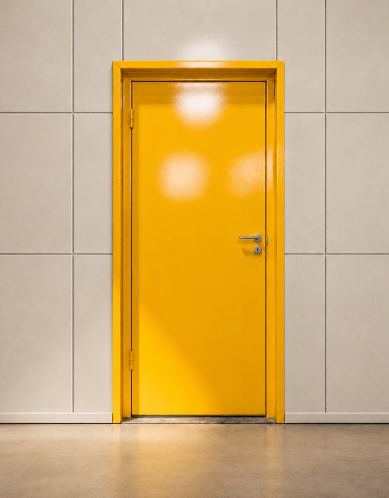 Single Swing Steel Door