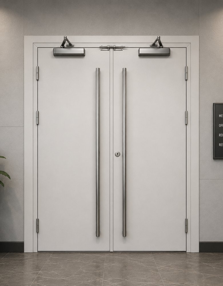 Double Swing Steel Door