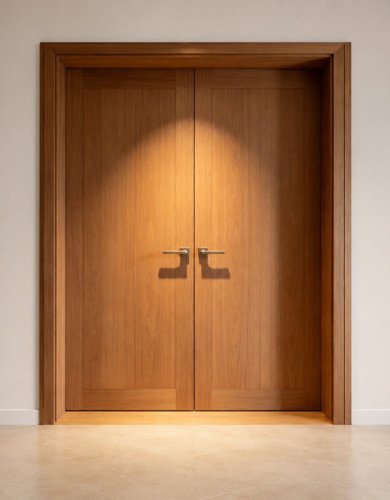 Double Wooden Door