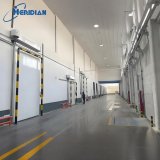 Cascade refrigeration system inside meat cold room