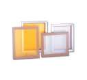screen printing frame with mounted polyester mesh