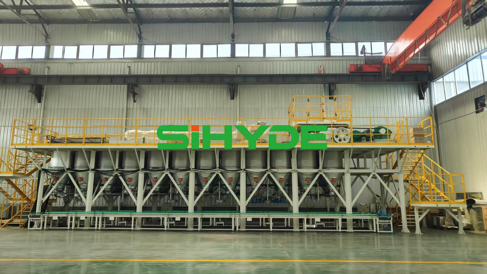 - Sihyde automatic batching system refractory material testing