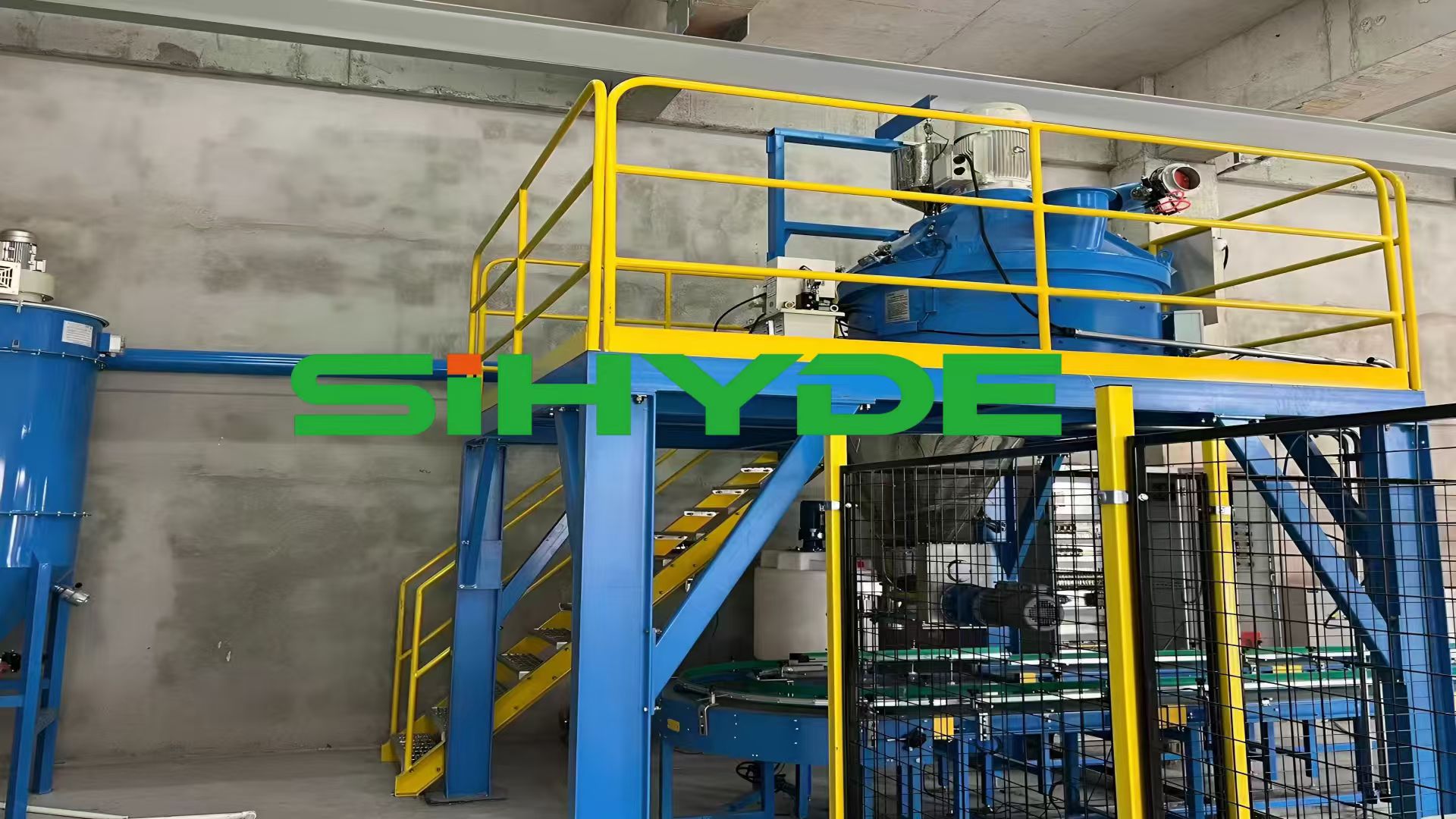 FullyAutomatic Production Line for UltraFine Glass Powder Qingdao Sihyde Automatic Batching Equipment — Precision Metering & Custom NonStandard Solutions