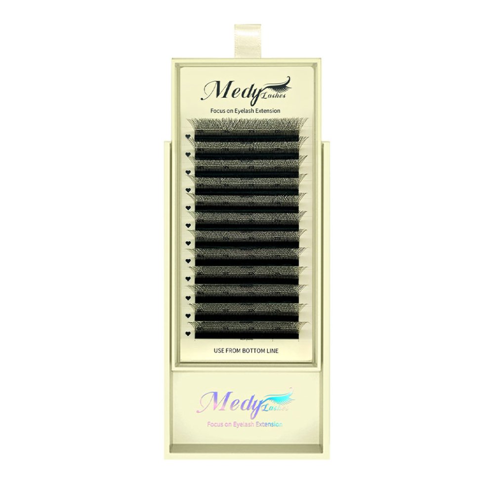 Medylashes 4DW Shape Extensão de Pestanas Maquiagem Dropshipper 4D COM Volume Pré-fabricado Ventiladores Pestanas Postiças Faux Cil Maquiagem Suave