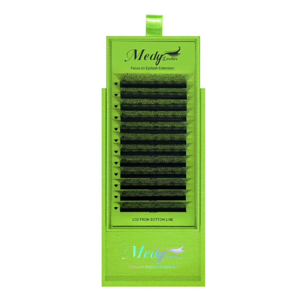 Medylashes 7DW Shape Extensão de Pestanas Maquiagem Dropshipper 7D COM Volume Pré-fabricado Ventiladores Pestanas Postiças Faux Cil Maquiagem Suave