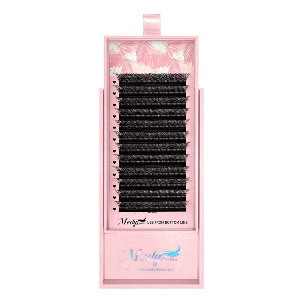 Medylashes Pontas Duplas 3DW Formato Extensão de Pestanas Maquilhagem Dropshipper 3D W Pré-fabricado Volume Fãs Pestanas Postiças Maquilhagem Suave